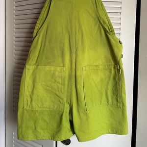 COPY - “Gross green” big bud press short overalls shortalls size small